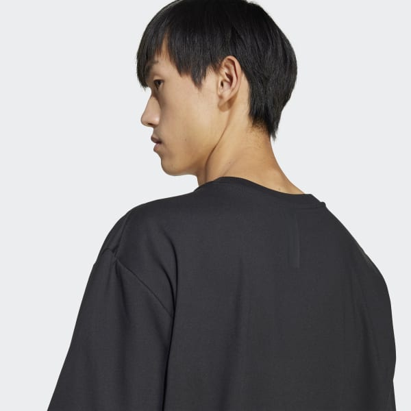 adidas Z.N.E. Loose-Fit Tee - Black | Free Shipping with