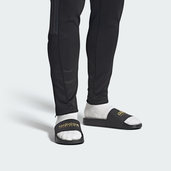 Preto Chinelos Adilette Shower