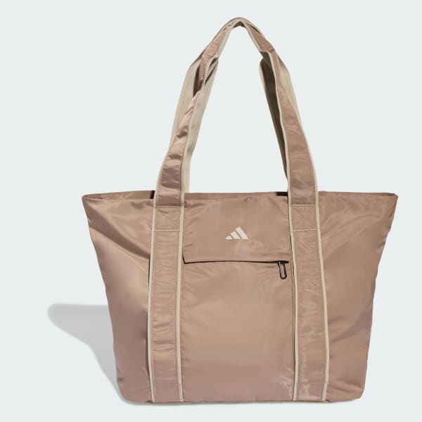 Borsa Extra Large Per Yoga E Fitness - In Tela Oxford, Rosa, Perfetta Per Materassino E Accessori