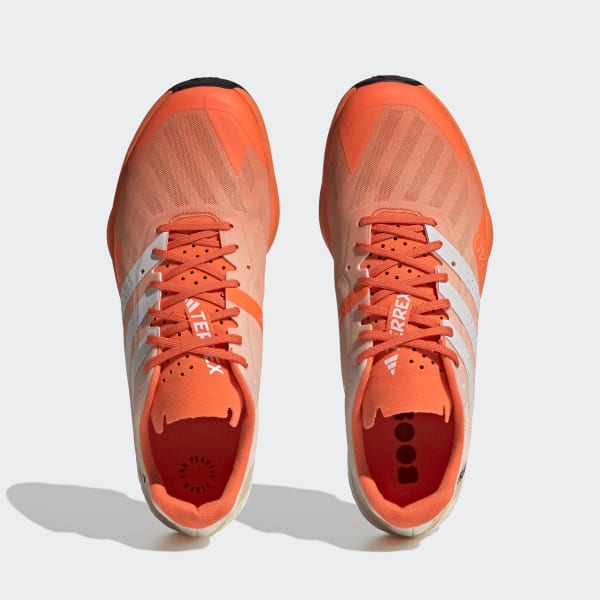 Orange Terrex Speed Ultra Trail Running Shoes