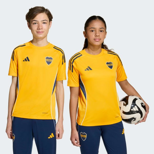Amarillo Camiseta de Entrenamiento de Boca Juniors Tiro 25 Competition (Niños)