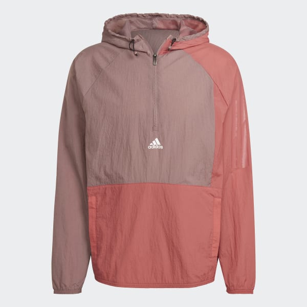 Fioletowy Training 1/2-Zip Colourblock Track Top BVS54