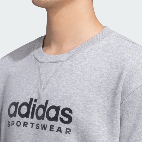 adidas ALL SEASON GYM SWEATSHIRT Grey adidas India