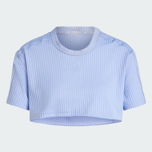 Azul Polo Corto All Gym Seasonal Rib 3 Tiras