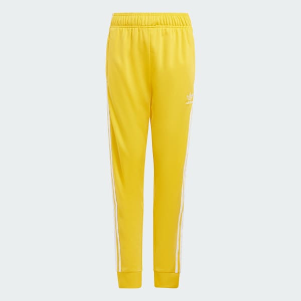 Adidas yellow stripes cheap