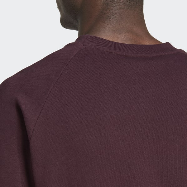 Czerwony Adicolor Classics Trefoil Crewneck Sweatshirt IZO89