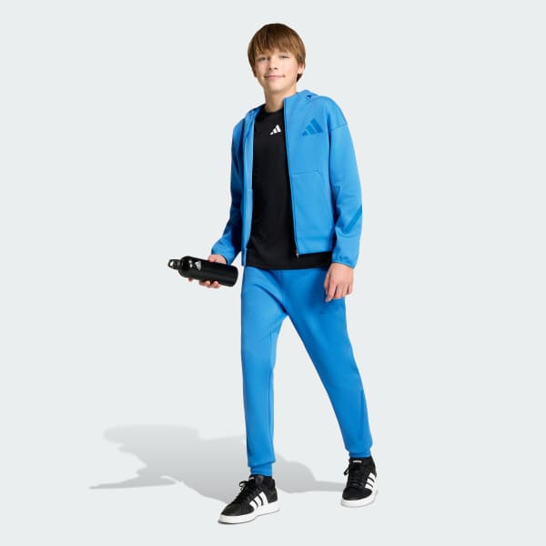 Blue adidas Z.N.E. Tapered-Leg Pants