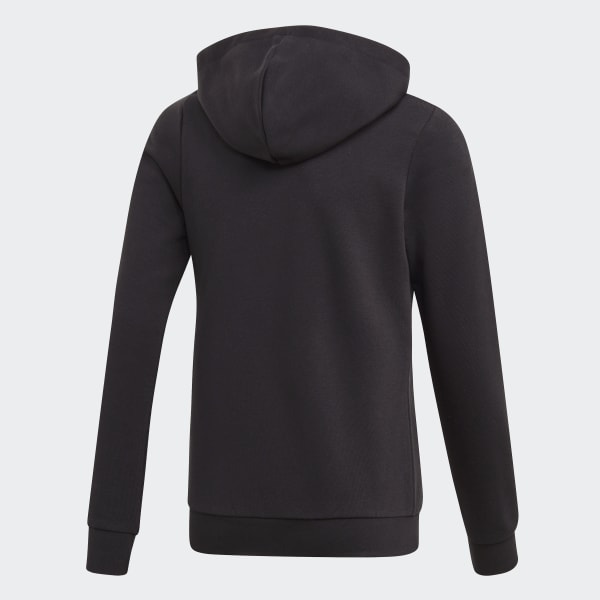 Negro Polera con Capucha Linear