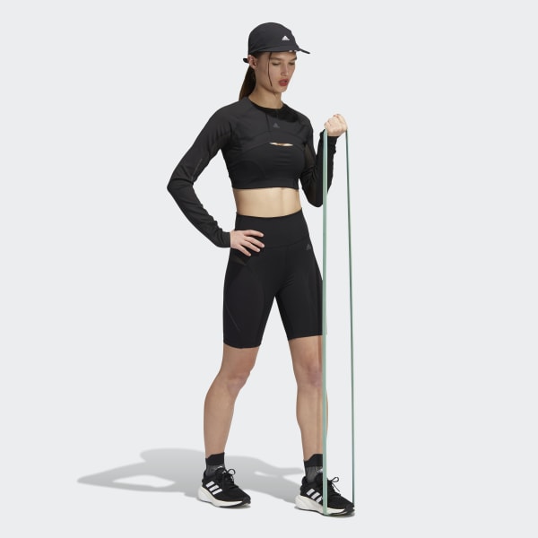 Czerń Tailored HIIT 45 seconds Training Short Tights DK531