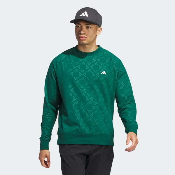 adidas（アディダス）の「PLAY GREEN フロントロゴ長袖ポロ襟