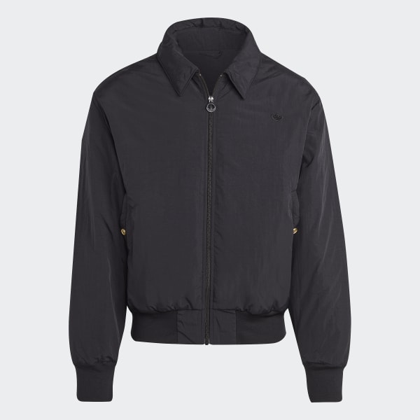 Negro Casaca Premium Essentials Nylon Arrugado
