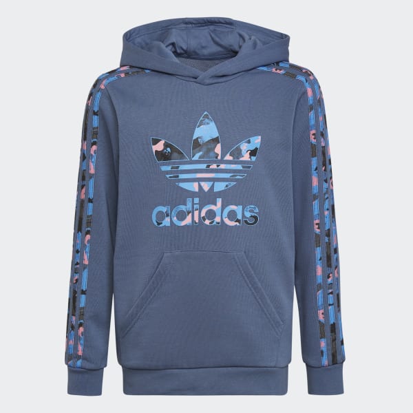 Μπλε Camo Hoodie