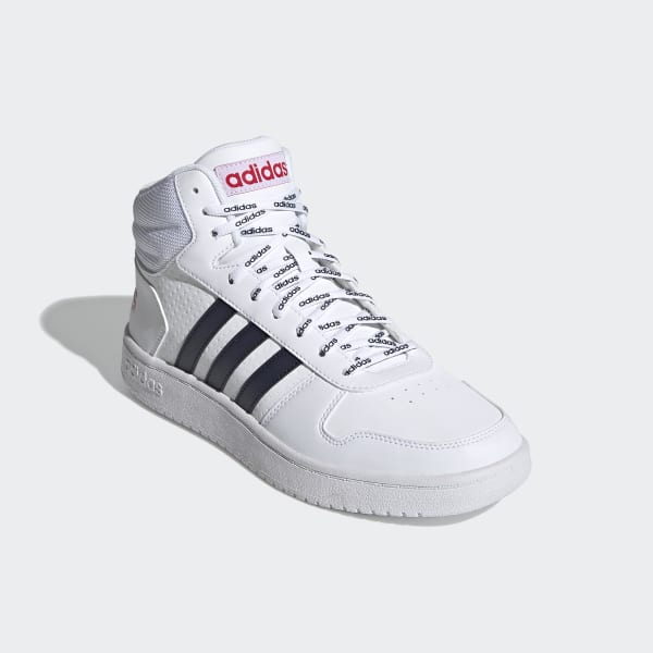 Blanco Tenis Hoops 2.0 Mid
