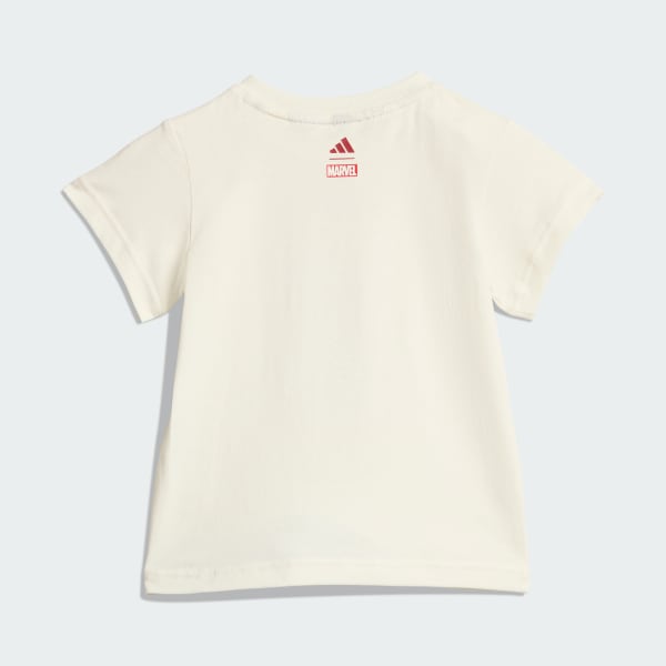 bílá SOUPRAVA ADIDAS MARVEL SPIDER-MAN T-SHIRT
