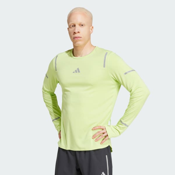 Zielony Koszulka Ultimate Running Reflective Long Sleeve