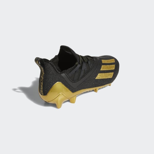 gold adidas cleats football