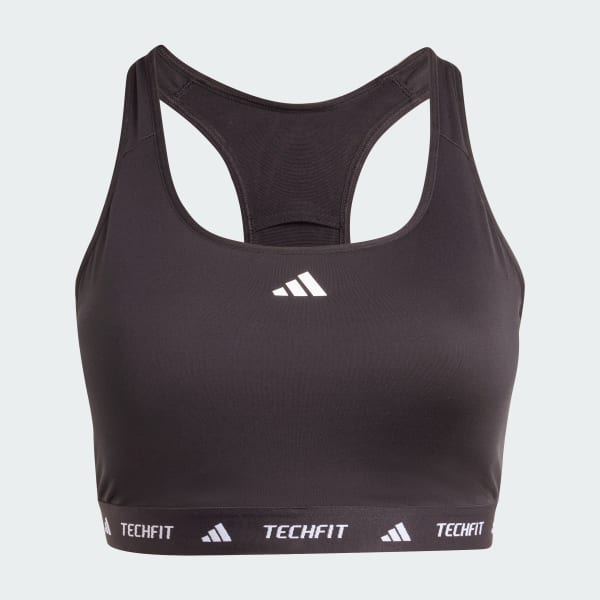 Black TECHFIT Bra (Plus Size)