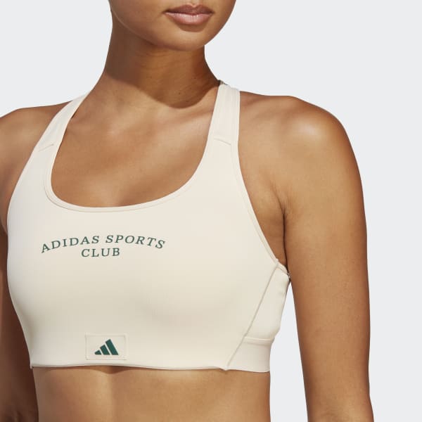 Beige Sports Club Medium-Support Sport-BH
