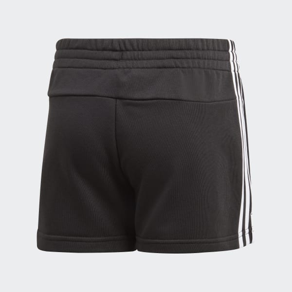 Μαύρο Essentials 3-Stripes Shorts