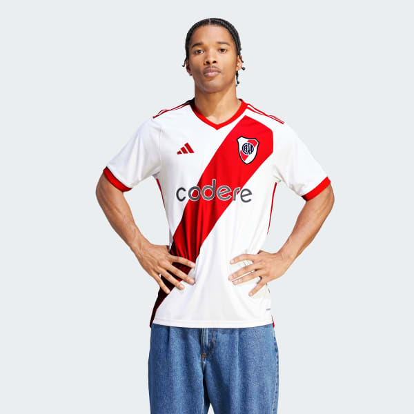 adidas River Plate 23/24 Home Jersey - White, Men's Soccer