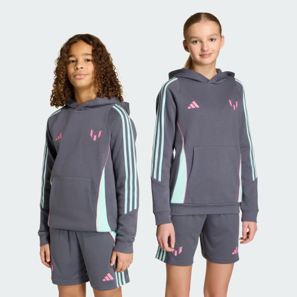 Grijs Messi Hoodie Kids