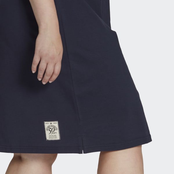 blauw adidas Originals Class of 72 Polo Jurk (Grote Maat) MMR87