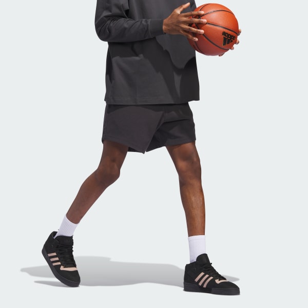 Cinza Shorts Basketball Brushed