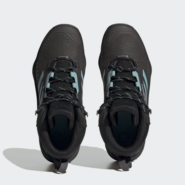 adidas TERREX Swift R3 Mid GORE-TEX Hiking Shoes - Black | Free ...