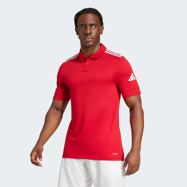 Rojo Playera Polo SQ25 Algodón