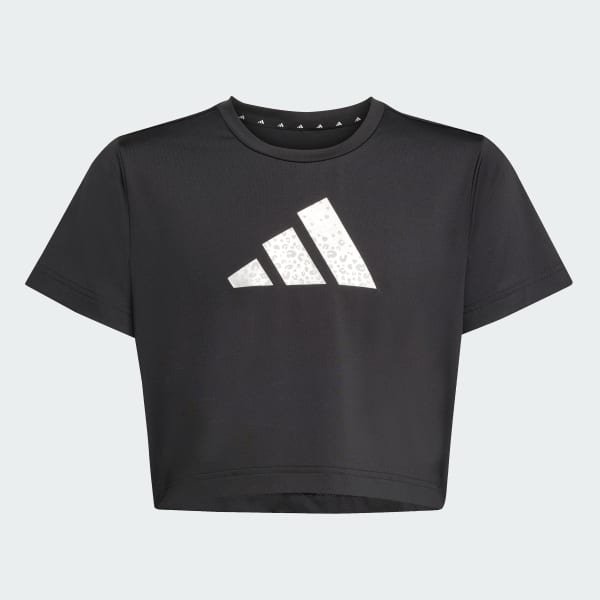 Noir T-shirt imprimé Training Essentials Glam