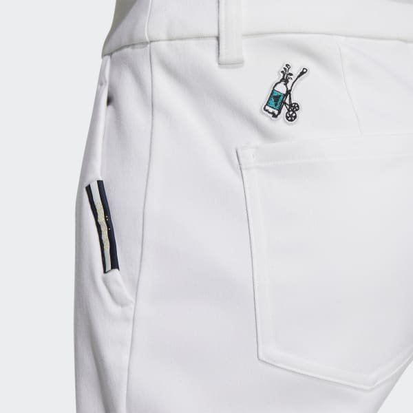 White Play Green Twill Pants VM257