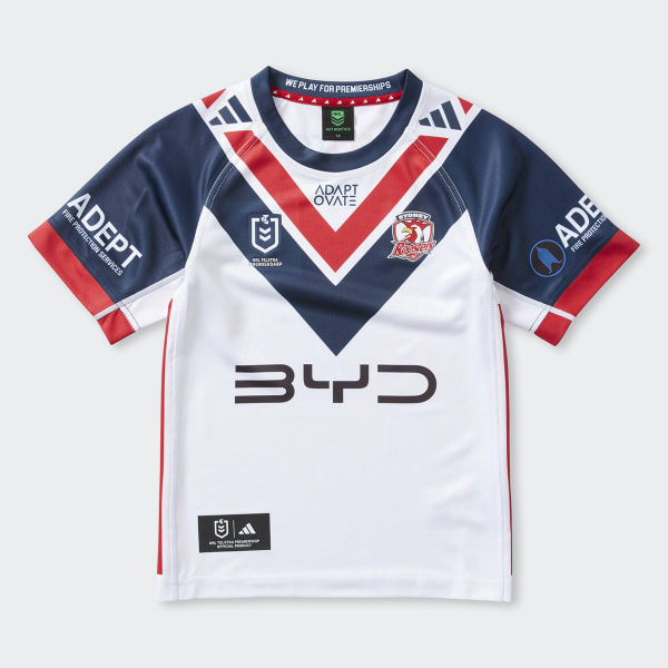 White Roosters REP Away Jersey Youth