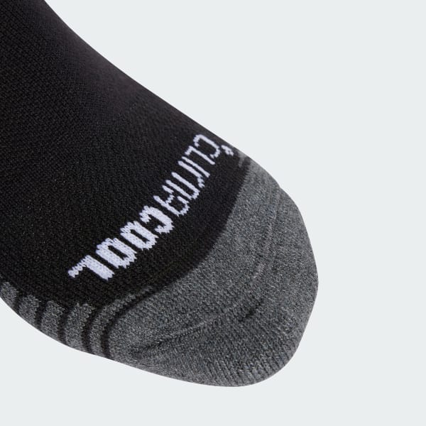 Black Performance CLIMACOOL Cushioned Quarter Socks 3-Pack