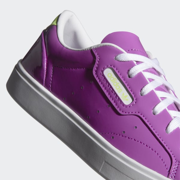 adidas sleek shoes tech purple