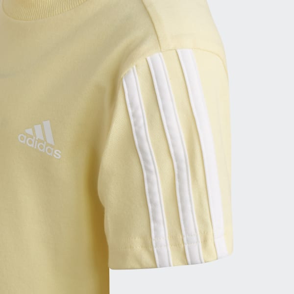 Yellow Essentials 3-Stripes Tee