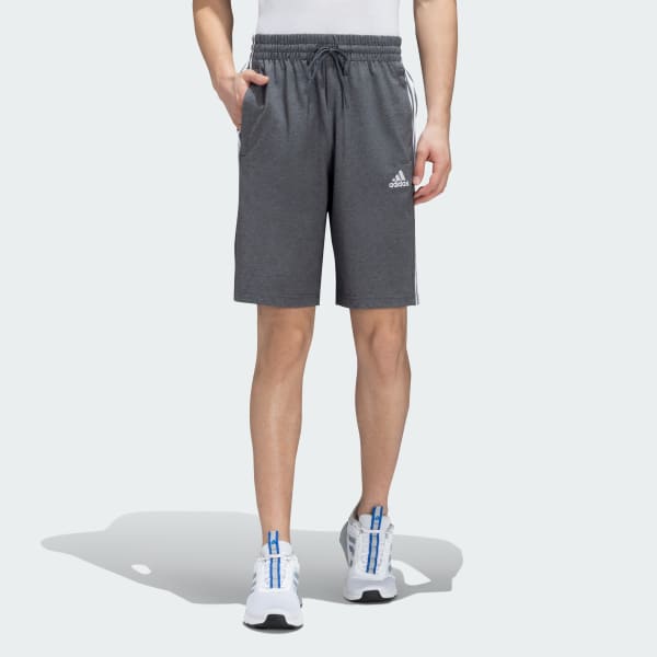 adidas 3 STRIPES SINGLE JERSEY 10 SHORTS Grey adidas India