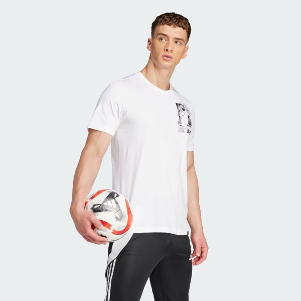 White Messi Icon Graphic Tee