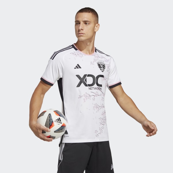 Men's D.C. United adidas White 2023 The Cherry Blossom Kit Authentic Jersey