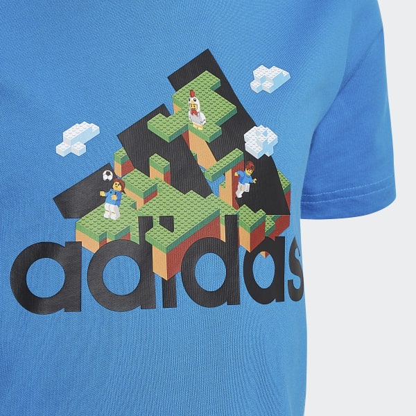Azul Camiseta Estampada adidas x LEGO®