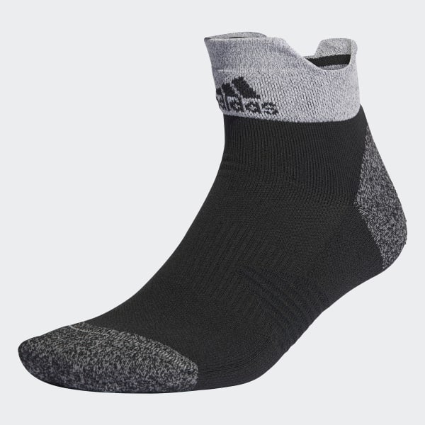 Black Reflective Running Ankle Socks