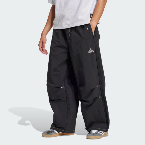 Negro Pantalón Parachute