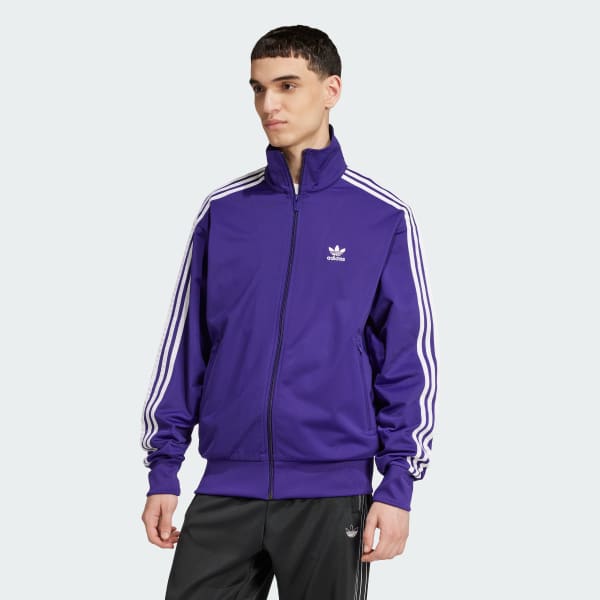 Adidas firebird purple sales