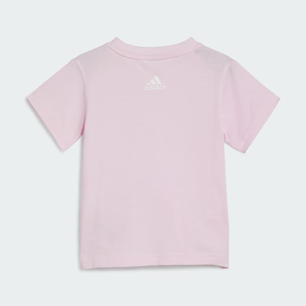 Pink Essentials Lineage Organic Cotton Tee and Shorts Set