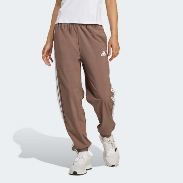 Marron Pantalon toile 3 bandes Train Essentials