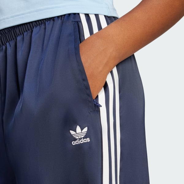 Adidas Adicolor Satin Wide Leg Track Pants WHERE TO BUY