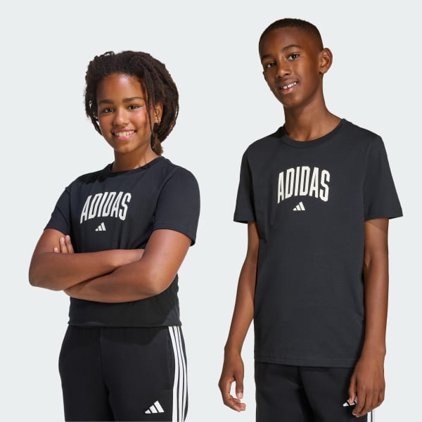 Negro polera Graphic Universitaria para Niños