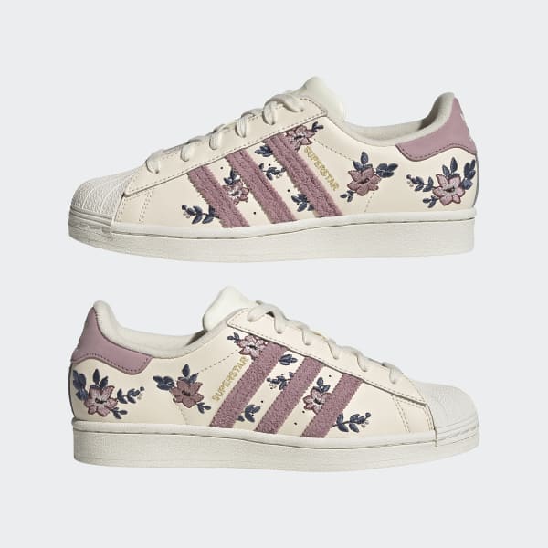 Adidas superstar pink deals off white