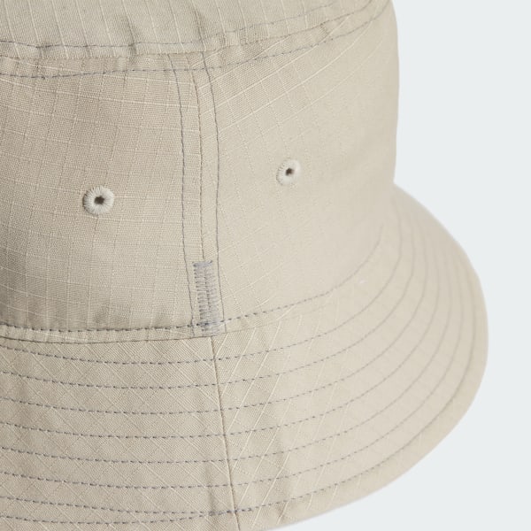 Beige Classic Cotton Bucket Hat