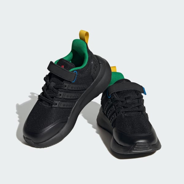 👟 x LEGO® Racer TR21 Elastic Lace Top Strap Shoes - Black | Kids' Lifestyle | adidas US 👟