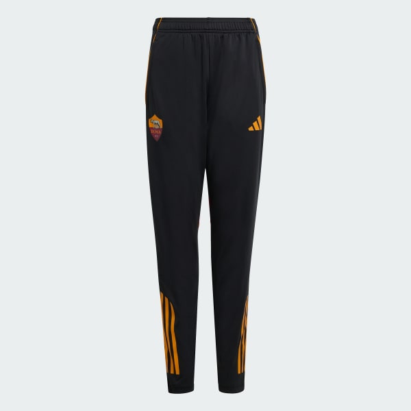 Noir AS Roma Tiro 25 Pantalon d’entraînement de compétition Enfant